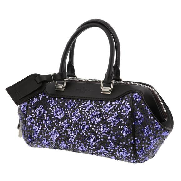 Louis Vuitton Sequin Handbag Baby Monogram Violet Express - Picture 1 of 6